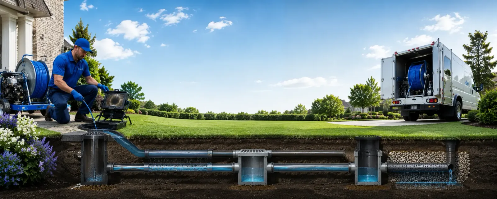 Outdoor drain cleaning information for Hoschton, GA
