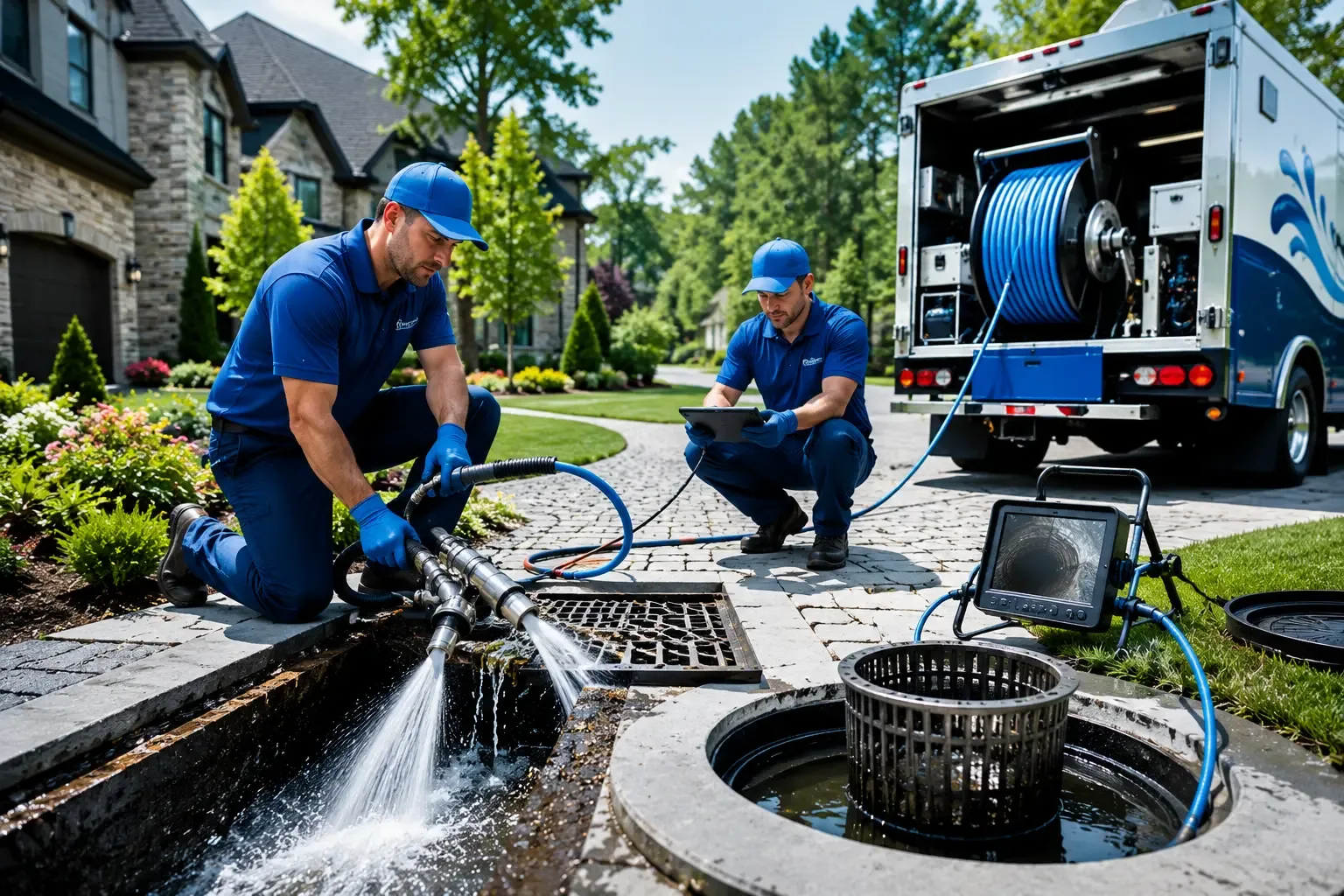 Local outdoor drain cleaning professionals in Hoschton, GA